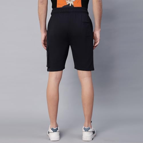 Image of Free Authority Official Dragon Ball Z Goku Printed Regular Fit Shorts for Young Men