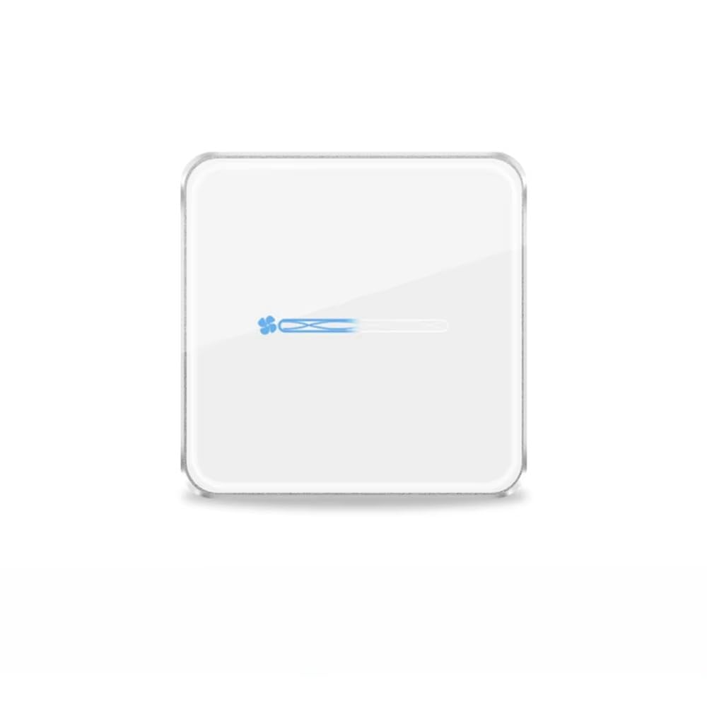 Yagusmart Tuya Zigbee Smart Fan Switch, Speed Control, Works with Alexa and Google (Neutral Wire Required, Zigbee Hub Needed)