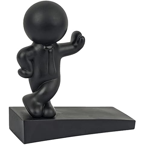 Cute Door Stop, Decorative New Designed Buddy Door Stopper, Effective to Hold Your Door Open, Black (1 Pcs) Cover