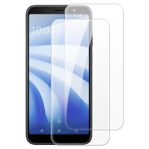 Shantime [2 piezas Protector Pantalla Cristal Templado Compatible con HTC U12 Life (6 pulgadas), HD Claro Antirrayas Sin Burbujas