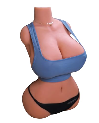 ラブドール等身大 巨乳 トルソー型オナホ 大型 半身オナホールドール M16ネジ式 据置型 小麦色 15kg