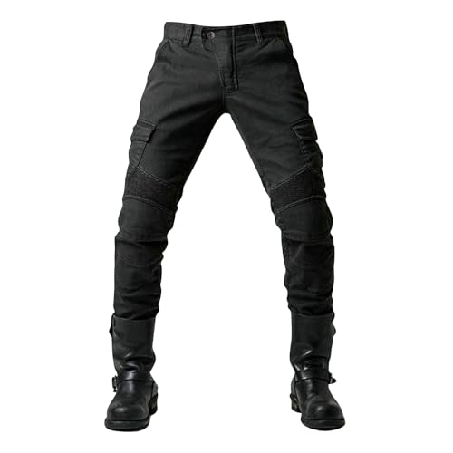 Jeans for Men Slim Fit Cargo Denim Pants Big and Tall Mens Stylish Motorcycle Pants Teen Boys Hip Hop Cosplay Outfits