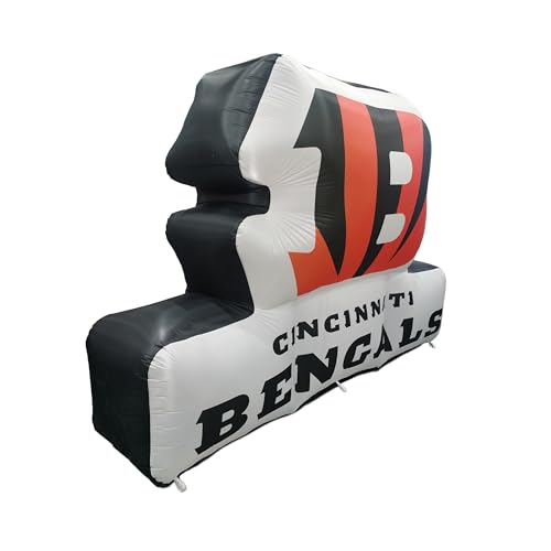 Mascota Cincinnati Bengals inflable para evitar montajes complejos 3