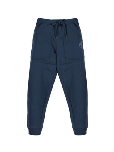 Image of KiddoPanti Boys Solid Fleece Track Pants | Cotton Poly Fleece Fabric | Ankle Length Bottom Rib | 2 Front Patch Pocket | Elastic Waist & Drawcord | Jogger Track Pants for Boys