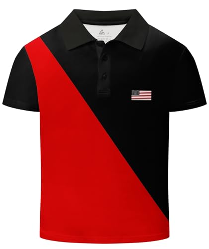 Image of V VALANCH Boys Polo Shirts Short Sleeve Casual Shrits