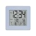 Marathon Digital Desktop Clock, Blue - Easy-to-Read 3.5? Display with Temperature & Date - Includes Alarm with Snooze & Backlight
