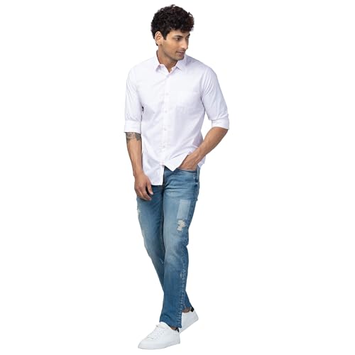 Image of Spykar Men's Rover Regular Fit Mid Rise Casual Jeans