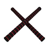 MOTHNUR 2 Stück Hantel Verbindungsstange 40cm Edelstahl mit Ergonomischem Schaumstoffgriff Langhanteladapter für Krafttraining im Fitnessstudio und Zuhause