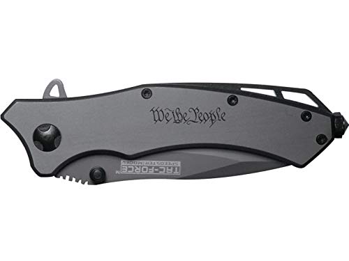 NDZ Performance We the People Engraved TAC-Force TF-820GY Speedster Model Folding Pocket Knife