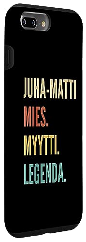 Image of iPhone 7 Plus /8 Plus Funny Finnish First Name Design - Juha-Matti Case