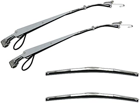 Amazon レンジャープロ エアループレンジャー ワイパーブレード ワイパーアーム フロント 2本セット 650mm メッキ ワイパー 4t 標準用 トラック パーツ 日野 ワイパー用ツール 車 バイク