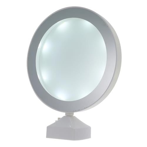 Garneck marco de fotos LED vanity mirror espelhos maquiagem Marco de fotos circular marco de espejo decoraciones mediterráneas equipo cuadros para fotos álbum electrónico para fotos