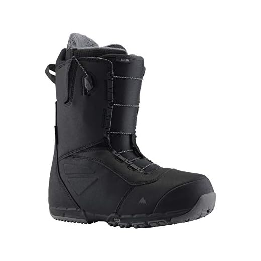 Burton Ruler Botas de Snowboard para Hombres, Negro, 44 EU