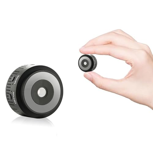Top 10 Picks for the Best Hidden Camera for Bathroom Use 10 1080P HD Mini Wireless Camera - Extended Battery Life, Indoor Home Security Camera with AI Human Eye Detection, Automatic Night Vision, WiFi Baby Monitoring, SD Card Loop Recording and App Control