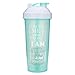 Motivational Quotes on Performa Perfect Shaker Bottle, 28 Ounce Classic Protein Shaker Cup, Dishwasher Safe, Perfect Gym Fitness Gift (Two Pack - I Am & BeYoutiful)