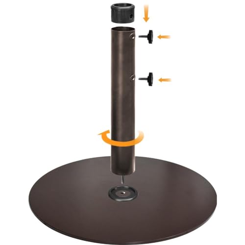 Soporte para paraguas resistente de 63,5 kg con bolsa de arena extra 6