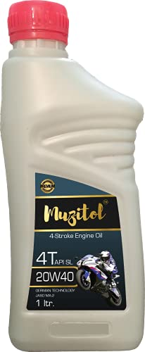 Image of Motor Bike 20W40 SL Engine Oil for Honda Cb Shine 2018 (1Ltr Multicolor)