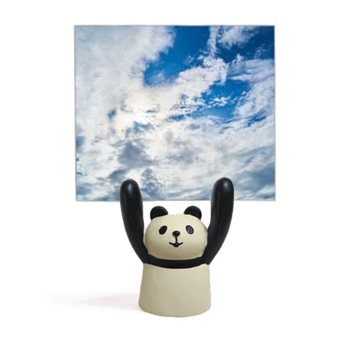 Support de mémo en forme de nuages Dakr bleu et blanc pour bureau