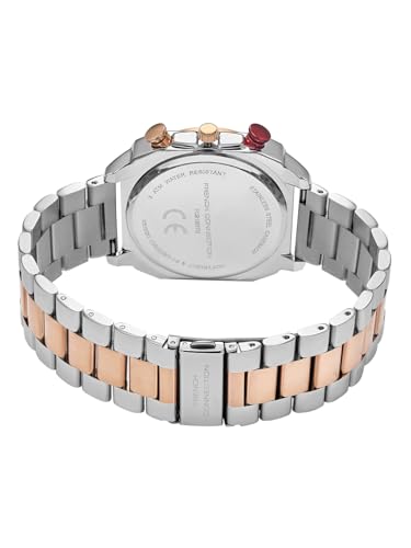 Image of French Connection Chronexis Two Tone Stainless Steel Watch for Men - FCB19RTM