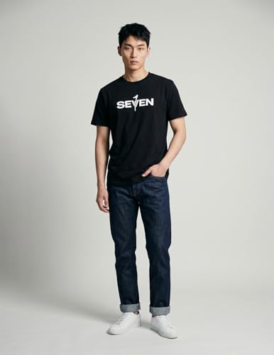 Image of BTS Jungkook Seven 7 Song Crew Neck Regular T-Shirt for Men & Women Black