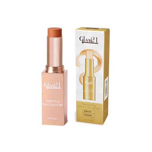 Image of Glam21 Perfecting Stick Concealer | Vitamin E Enriched | Lightweight, Buildable Coverage | Natural Matte Finish | Contour & Highlight | For All Indian Skin Types | 8gm -05