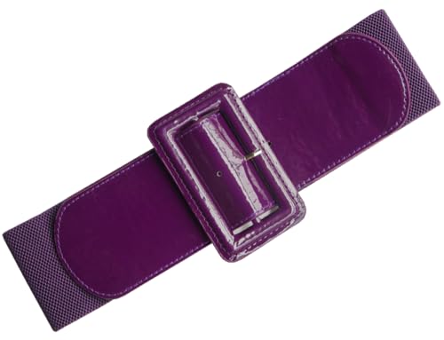 ALAIX Women's Belt Wide Stretchy Elastic Waist Belt for dress Adjustable Vintage Dressy Belts Waistband for Women3