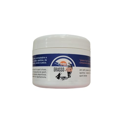 Wabfeet Grasso Foca 200 ml – Grasa Natural para Impermeabilizar, Nutrir y Proteger Cuero – Tarro Reutilizable – Para Botas, Zapatos de Deporte, Trekking, Caza y Montaña