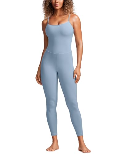 CRZ YOGA Butterluxe Cami Strap Jumpsuits Cambric Blue Medium