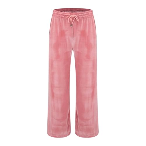 Mens Tweed Bell Bottom Pants Baggy Wide Leg Stretch Corduroy Pant Casual Drawstring Elastic Waist Flared Vintage Pant4