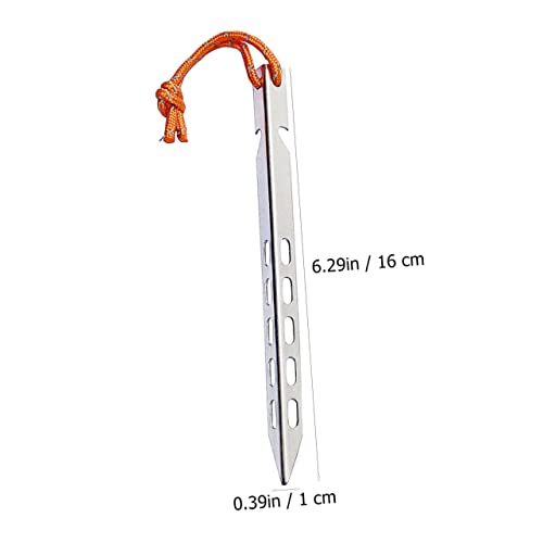 Clavos de camping VANZACK para terrenos de acampada duros y pedregosos 3