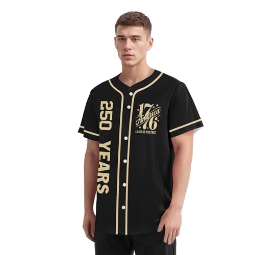 Jersey personalizado de béisbol Aniversario 250 años América, nombre y número patriótico 1776-2016, camiseta de softbol miniatura 6