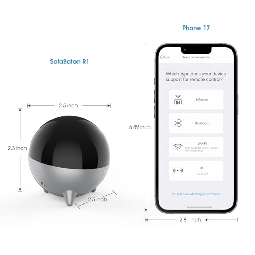 Image of SofaBaton R1 Infrared Repeater for X2 /U3 Universal Remote | IR Blaster Emitter, Long Range Signal IR Extender for Whole Home Control (Only Support for SofaBaton X2 /U3 Remote)