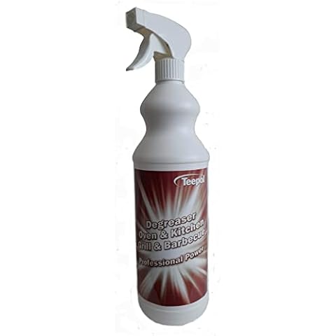 Teepol Degreaser for Ovens, Griils & Barbeque - Powerful Spray Kitchen Cleaner that Cuts Through and Removes Grease - Suitable for Ovens, Grills, Fat Fryers, Barbeques and Canopies - 1 Litre Cover