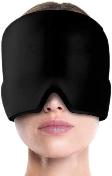 MVM Enterprise(1 pc) Reusable Gel Migraine Ice Cap Headache Relief Hat, Migraine Relief Gel Cap Hat Cool Ice Pack Eye Mask Migraine Cap Hat Gel Ice Headache and Migraine Relief Cap Wrap