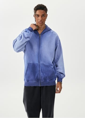 Mi Bo Tong Vintage Mens Hoodies Oversized Womens and Mens Gradient Hoodies Acid Wash Streetwear Sweatshirt Streetwear3