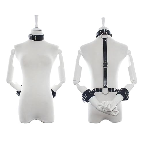 QiKKago Multifunktionale Weiche Leder Yoga Handschuhe FüR MäNner Und Frauen, Haustier HalsbäNder, FitnessgeräTe, Original Geschenk...