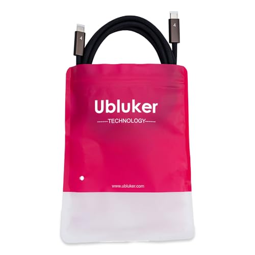Ubluker USB C to USB C Cable 40Gbps 1M, 240W 100W 60W USB4 Cable 24PIN with Thunderbolt 4 Emarker USB Type C 48V 5A PD 3.1 Video Audio Data Charger for iPhone17 16 15 Galaxy S26 25 Display PC Macbook - Image 5