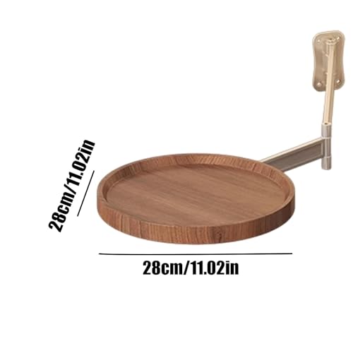 Table basse pliante à 180° ronde pour libérer l'espace des petits salons - 5