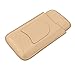 aqxreight Cigar Case Premium Leather Stylish Travel Holder for 3 Cigars Luxury Design (Gold)