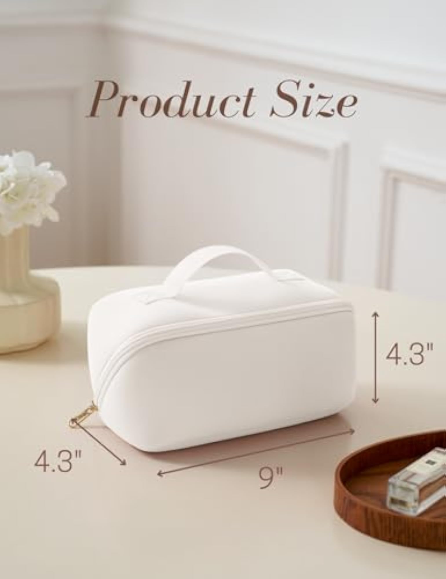 Travel Makeup Bag, Large Capacity Cosmetic Organizer