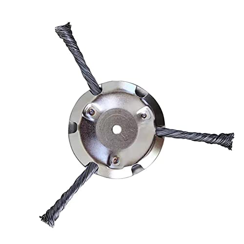 Luckxing Cabezal de Corte con Cable irrompible - 3/6 Cabezas Jardinería Cortacésped Recortadora Articulación Nudo Torcido - Rueda de desbrozadora Cabezales de Repuesto para desmalezador de siega