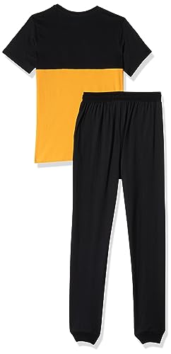 Image of Amazon Brand - Jam & Honey Boys Boys Night Suit | 100% Cotton T-Shirt & Pajama Set | Age 2-12 Years