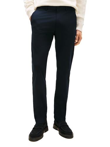 Image of Tommy Hilfiger Men's Casual Moisture Wicking Wrinkle Resistant Stretch Performance Pants in Straight Fit