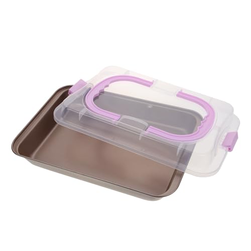 Ciieeo Carbon Steel Cake Molds for Baking Rectangle Cake Pan Cookie Baking Molds Lightweight and