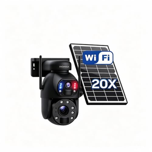 INQMEGA 20X Optical Zoom Solar Camera