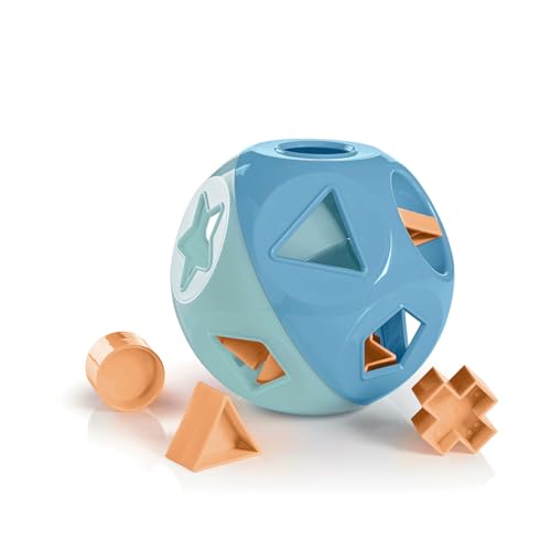 Image of Tupperware Shape O Ball Sorter Toy Puzzle in Mint Ice Cream and Salt Water Taffy