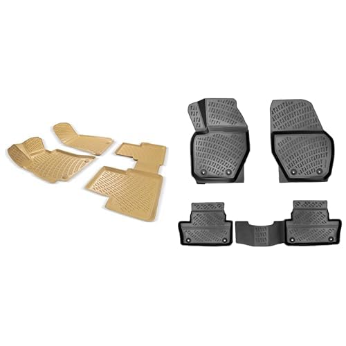 Rizline Volvo XC60 Bej Paspas ve 3D Havuzlu Paspas Seti (2008-2016)