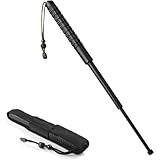 伸縮式護身スティック 3 段伸縮 男女兼用 スイングスティック ウィンドウブレーカー 自己防衛ペン 多機能トレッキングポール 車載用ポータブル アウトドア/登山/キャンプ用 自救防犯用品 軽量