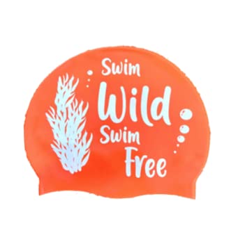 Swim Wild Swim Free - Swimming Hat in 