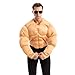 Spooktacular Creations Halloween Men's Muscle Suit, Tan Skin Muscle Shirt Costume, Funny Adult Costumes, Body Builder Costume for DressUp, Cosplay and Roleplay Party (Medium)